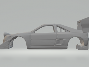 Peugeot 405 pike peak 3Dプリントモデル