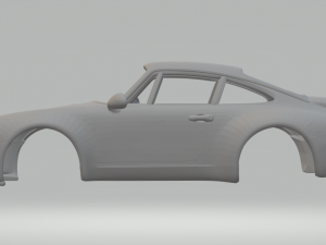 Porsche 911 custom 3D-Druckmodell