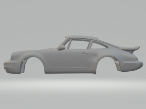 Porsche 911 turbo 3D Baskı Modeli