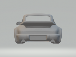 Porsche 911 turbo 3D Baskı Modeli