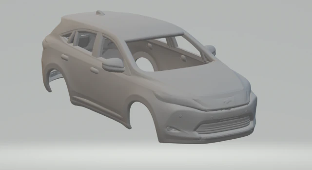 Toyota harrier 3D Print Model .c4d .max .obj .3ds .fbx .stl .blend 