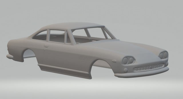 Ferrari 330 gt 65 Model Cetak 3D .c4d .max .obj .3ds .fbx .stl .blend 