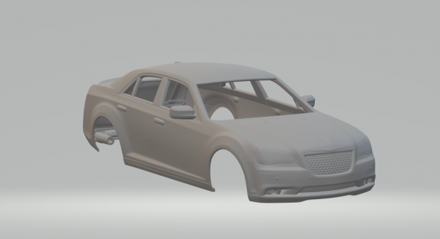 Chrysler 300c 3D-printmodel .c4d .max .obj .3ds .fbx .stl .blend 