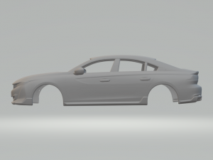 PEUGEOT 508 sedan 3D Print Model