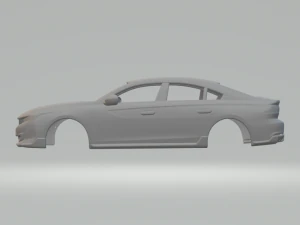 PEUGEOT 508 sedan 3D Print Model