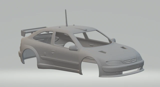 Xsara rally 3D Print Model .c4d .max .obj .3ds .fbx .stl .blend 
