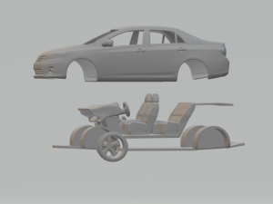 Corolla Modelo de impresión 3D