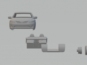 Corolla 3D Print Model