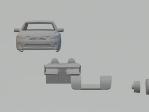 Corolla 3D Print Model