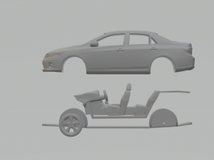 Corolla 3D Print Model