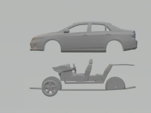 Corolla 3D Print Model