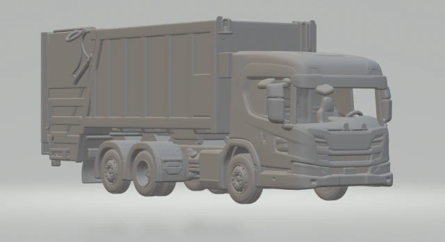Scania l 3D Print Model .c4d .max .obj .3ds .fbx .stl .blend 
