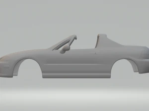 Honda del sol 3D Print Model