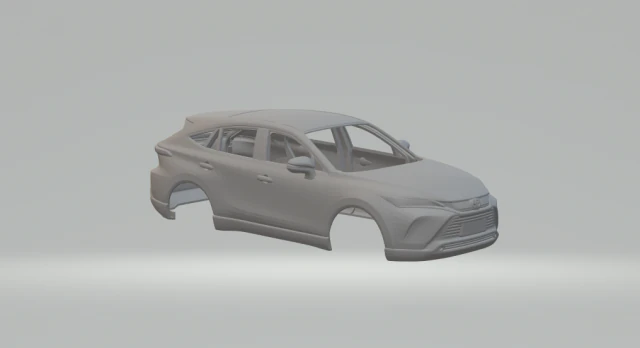 Toyota harrier 2022 3D Print Model .c4d .max .obj .3ds .fbx .stl .blend