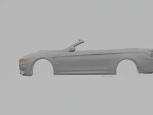 M4 cabriolet 2014 Modelo de Impressão 3D