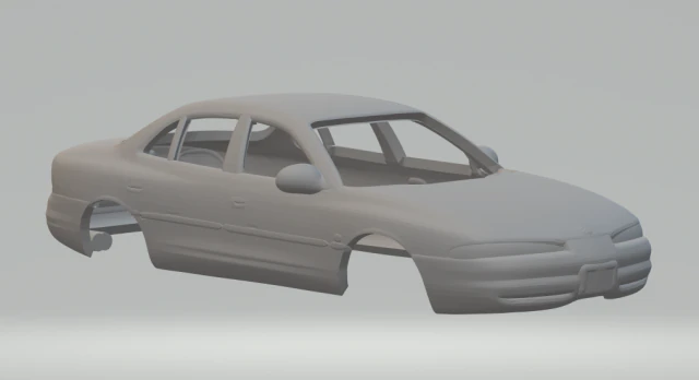 Oldsmobile intrigue 3D Print Model .c4d .max .obj .3ds .fbx .stl .blend 
