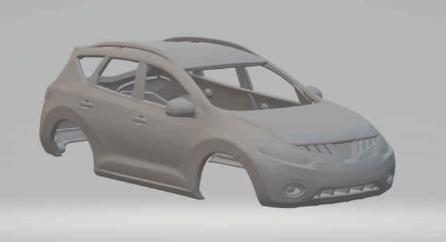 NISSAN MURANO 2010 3D Print Model .c4d .max .obj .3ds .fbx .stl .blend
