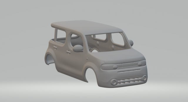 NISSAN cube 3D 프린트 모델 .c4d .max .obj .3ds .fbx .stl .blend 