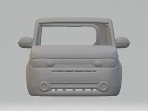 NISSAN cube 3D 프린트 모델