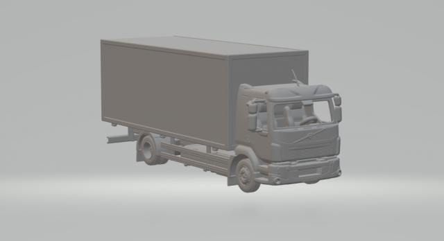 VOLVO FL 3D Print Model .c4d .max .obj .3ds .fbx .stl .blend 