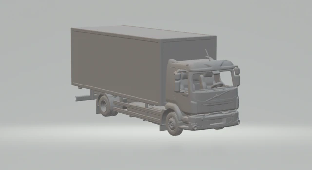 VOLVO FL 3D Print Model .c4d .max .obj .3ds .fbx .stl .blend 