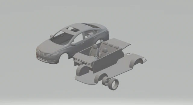 Nissan altima kit 3D Print Model .c4d .max .obj .3ds .fbx .stl .blend 