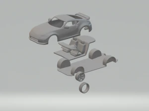 Nissan 370z kit 3D Print Model