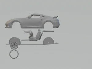 Nissan 370z kit 3D Print Model