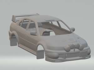 Lancer evo VI 99 street and rally 3D-Druckmodell