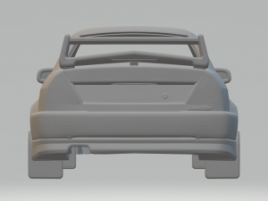 Lancer evo VI 99 street and rally 3D-Druckmodell