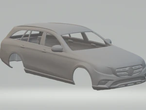 Mercedes-Benz E 350 D 4MATIC Terrain 3D Print Model