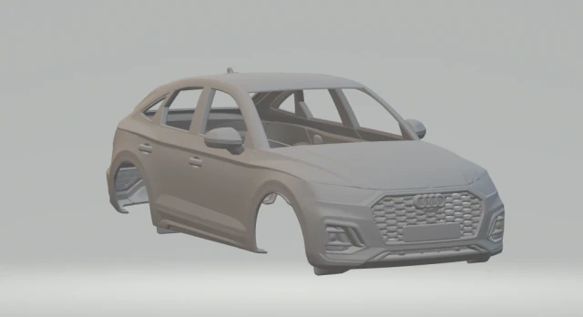 Audi q5 sportback 3D Print Model .c4d .max .obj .3ds .fbx .stl .blend 