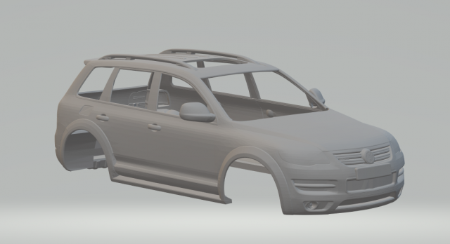Vw touareg 2008 Modelo de impresión 3D .c4d .max .obj .3ds .fbx .stl .blend 