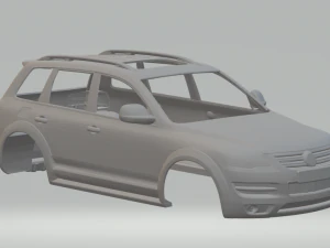VW touareg 2008 Modèles 3D en vedette