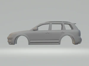 Vw touareg 2008 3D Print Model