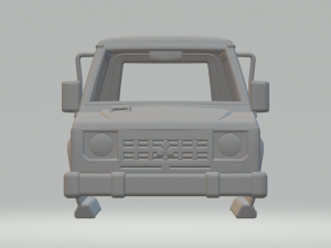 Mitsubishi Pajero Mk1 Modèles 3D en vedette