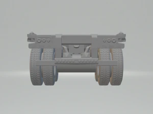 Double trailer contanier 3D Print Model