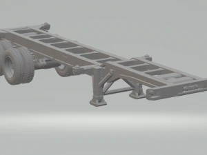 Double trailer contanier 3D Print Model