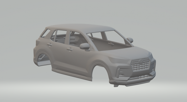 DaihatsuRocky Mk2 2019 Modelo de Impressão 3D .c4d .max .obj .3ds .fbx .stl .blend 