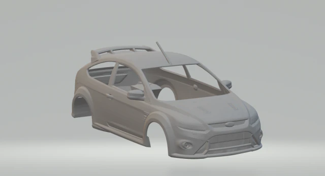 Focus rs 2009 3D Print Model .c4d .max .obj .3ds .fbx .stl .blend 