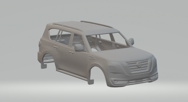 Nissan patrol Modelo de Impressão 3D .c4d .max .obj .3ds .fbx .stl .blend 
