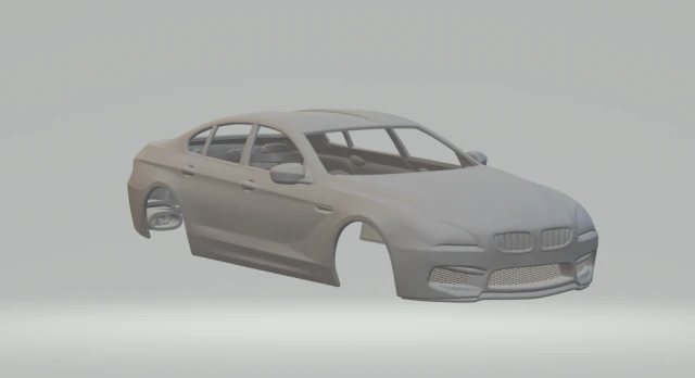 M6 gran coupe 3D Print Model .c4d .max .obj .3ds .fbx .stl .blend