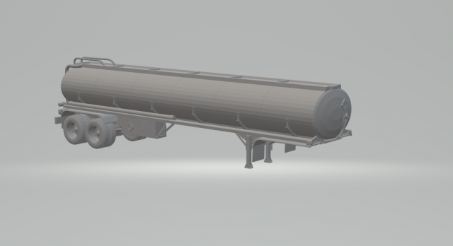 Trailer gas eua 3D-printmodel .c4d .max .obj .3ds .fbx .stl .blend 