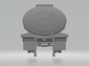 Trailer gas eua 3D-printmodel