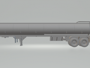 Trailer gas eua 3D-printmodel