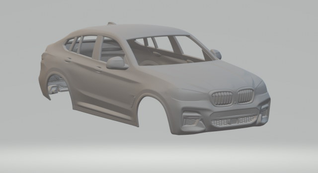 X4 m 3D 프린트 모델 .c4d .max .obj .3ds .fbx .stl .blend 