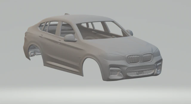 X4 m 3D Print Model .c4d .max .obj .3ds .fbx .stl .blend