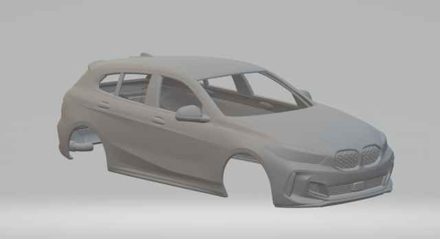 M1 m135i Modèles 3D en vedette .c4d .max .obj .3ds .fbx .stl .blend