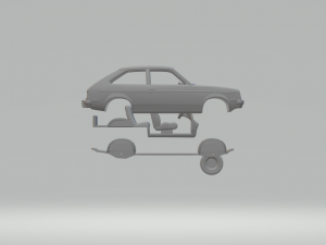 Chevrolet chevette Modelo de Impressão 3D
