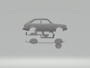 Chevrolet chevette 3D Print Model